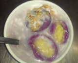 Hình bước làm 9 của món Chè trôi nước lá cẩm