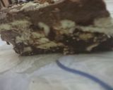 A picture of step 3 of Chocolate Ice-cream biscuit cake.