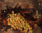 A picture of step 2 of Olive Dip.