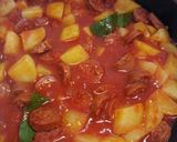 A picture of step 3 of Fluffy's Spanish Stew.