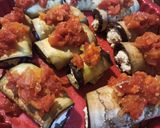 Foto del paso 4 de la receta: Rollitos o Mini canelones de berenjenas, rellenos de ricota y nuez