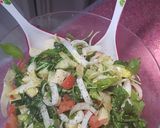 Pas rețetă Dovleceii și pui la grill cu salată mixtă 3 fotografie