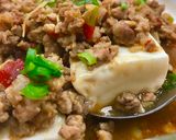 豆腐蒸肉末的食譜步驟8照片