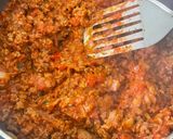 A picture of step 3 of Lasagna- Traditional style 🍅.