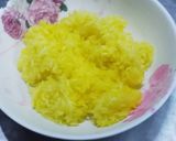 รูปขั้นตอนการทำที่ 3 ของ ข้าวเหนียวเหลืองหน้าสังขยา