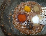 A picture of step 2 of Rajama curry.