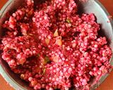 A picture of step 3 of Beetroot Sabudana Vada.