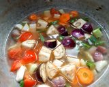 A picture of step 7 of Thinai (Foxtail Millet) Sambar Sadam.