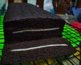 Foto langkah ke 4 dari resep Brownies Kukus Ketan Hitam.