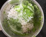 A picture of step 4 of Watermelon peel(rind) dosa(using white green part).