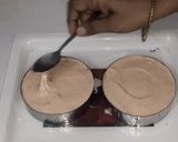 A picture of step 4 of Cranberry cream chesse chocolate dessert.