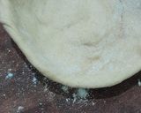 A picture of step 8 of Maharashtrian Authentic Puranpoli.