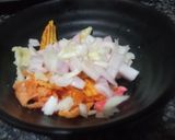 A picture of step 1 of Chips Namkeen Sandwich.