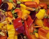 A picture of step 4 of Paneer/Tofu Mix Veg.