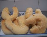 A picture of step 9 of Pan de Yuca.