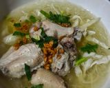 Foto langkah ke 19 dari resep Bihun Siram Ayam Kuah Rebus.