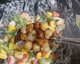 A picture of step 2 of Healthy Corn Chana Chapati Roll.