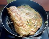 Foto langkah ke 4 dari resep TELUR DADAR KORNET SAPI GULUNG MOM 'K2'.