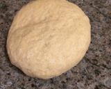 A picture of step 2 of Atta Pizza with Mushrooms (no yeast).