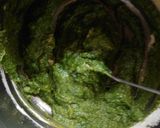 A picture of step 1 of Palak kofta curry.