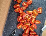 Une image de l'étape 2 de Pâte tomate crème de fromage de chêvre🐑.