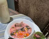 Foto langkah ke 4 dari resep Bubur Bayam Merah.