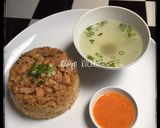 Foto langkah ke 19 dari resep Nasi Tim Ayam.