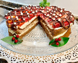 Foto del paso 18 de la receta: Tarta cremosa de chocolate y fresas, “sin gluten”