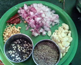 பூண்டு மற்றும் மிளகு சாதம் with உருளைக்கிழங்கு (Poondu milagu sa ரெசிபி ஸ்டேப் 1 புகைப்படம்