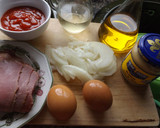 Foto del paso 1 de la receta: Rollos de pastrami rellenos con salsa