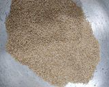 A picture of step 1 of Dalia upma/ broken wheat upma.