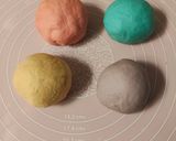 Foto langkah ke 5 dari resep Bakpao Unicorn Isi Kacang Merah (No Mixer).