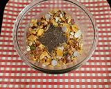 A picture of step 3 of Morning freshness (chia,oats with almond milk without sugar).