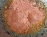 A picture of step 1 of Almond milk pasta.