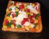 A picture of step 5 of Bread Pizza.