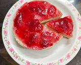 A picture of step 9 of Strawberry Cheese cake.