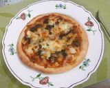 Hình bước làm 5 của món Pizza bò
