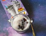 A picture of step 5 of Taro Brown Sugar Bubble Milk Tea from Taiwan.