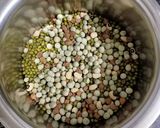 A picture of step 1 of Jain Misal Pav.