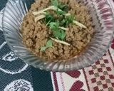 A picture of step 7 of Beef keema.