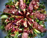 A picture of step 2 of Bursa Fig and Biftek Salad.