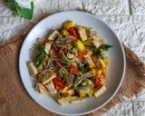 Foto langkah ke 6 dari resep Tumis Tahu, Tauge dan Caisim.