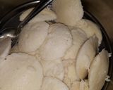 A picture of step 1 of Idli with coconut chutney.