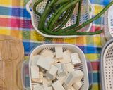 Foto langkah ke 1 dari resep Tumis Tahu & Kacang Panjang.