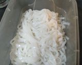 Une image de l'étape 1 de Nouilles de riz sautées.