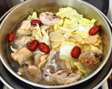 清酒娃娃菜雞湯(簡單料理）的食譜步驟10照片