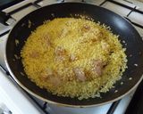 Foto del paso 1 de la receta Risotto de pollo al azafrán