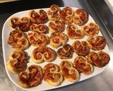 Une image de l'étape 10 de Feuilletés coeurs jambon, tomates,moutarde aux épices espagnoles.