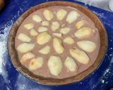 Une image de l'étape 8 de Tarte poires, chocolat, vanille (pâte brisée au chocolat).