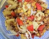 A picture of step 1 of Aloo Chana Chat With Spicy Chutnies😋.